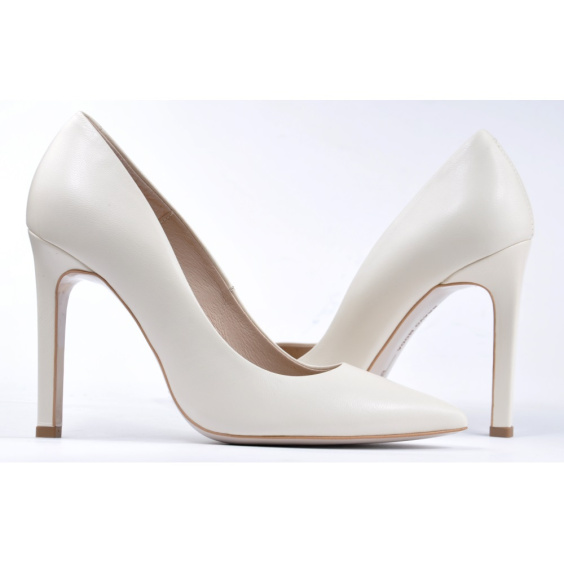 Туфлі човники BRAVO MODA 1254/KREM SKORA