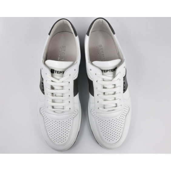 Туфлі перфорація ТУФЛІ STEPTER 7659/WHITE/LICO