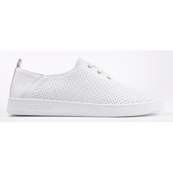 Туфлі перфорація ТУФЛІ STEPTER 7582/WHITE/LICO