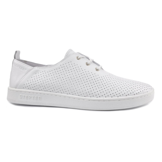 Туфлі перфорація ТУФЛІ STEPTER 7582/WHITE/LICO