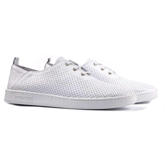 Туфлі перфорація ТУФЛІ STEPTER 7582/WHITE/LICO
