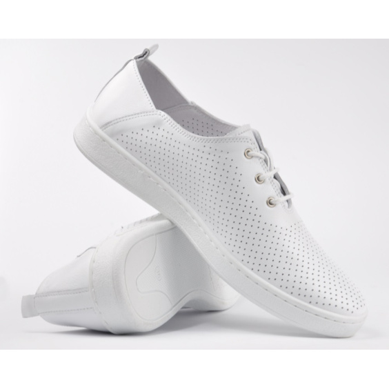 Туфлі перфорація ТУФЛІ STEPTER 7582/WHITE/LICO