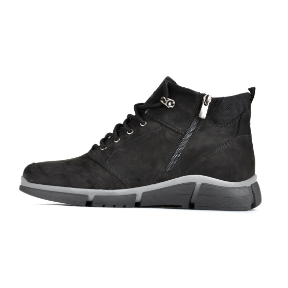 Черевики комфорт ЧЕРЕВИКИ STEPTER 7811-OW/BLACK/NUBUK