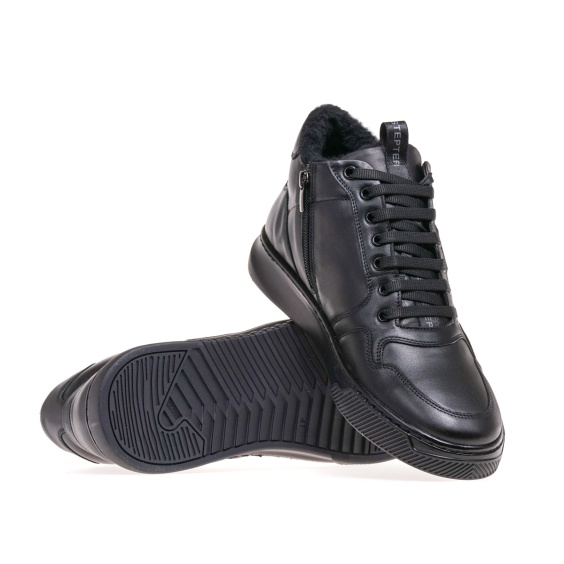 Черевики комфорт ЧЕРЕВИКИ STEPTER 7871-OW/BLACK/LICO