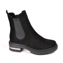 BRAVO MODA 2290/CZARNY ZAMSZ