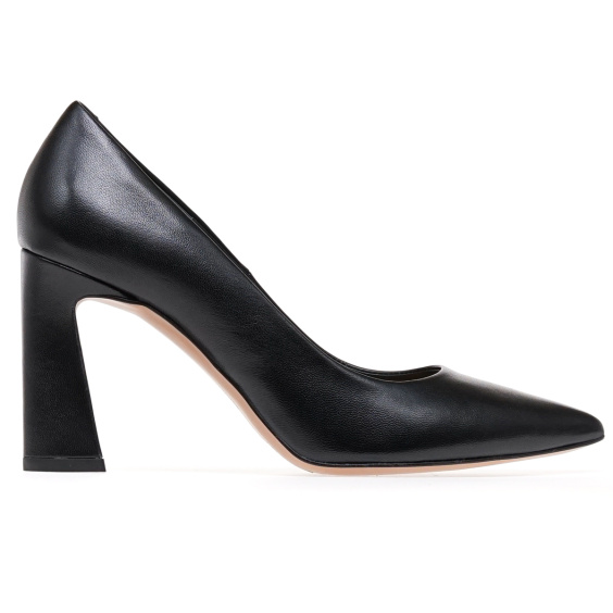 Туфлі човники BRAVO MODA 0063/CZARNY SKORA