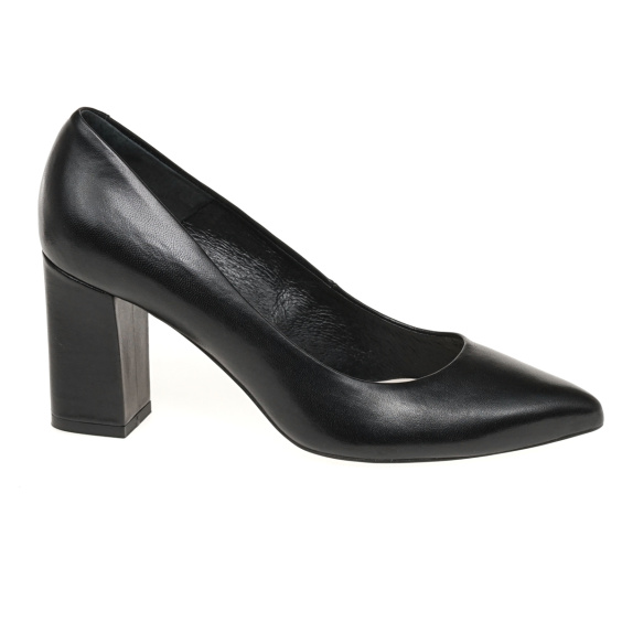 Туфлі човники BRAVO MODA 1538/CZARNY SKORA