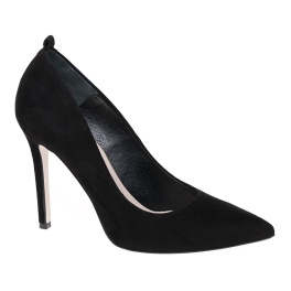 ТУФЛІ BRAVO MODA 1479/Czarny zamsz