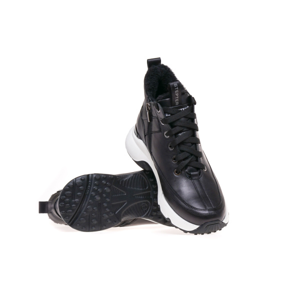 Черевики STEPTER 8013-OW/BLACK/LICO