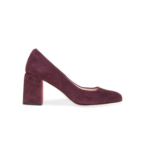Туфлі човники BRAVO MODA 1881/BORDO ZAMSZ