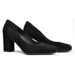 BRAVO MODA 1586/Czarny zamsz BRAVO MODA 1586/Czarny zamsz