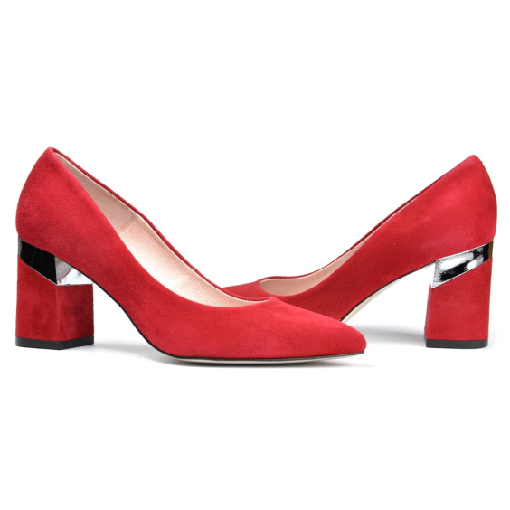 Туфлі BRAVO MODA 1773/WINO ZAMSZ