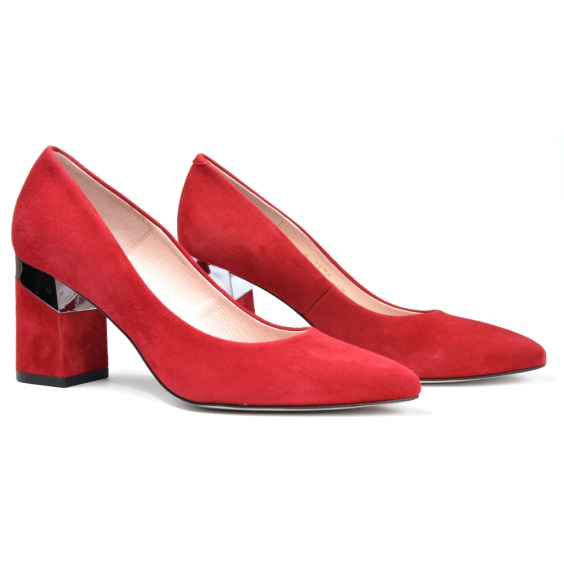 Туфлі BRAVO MODA 1773/WINO ZAMSZ