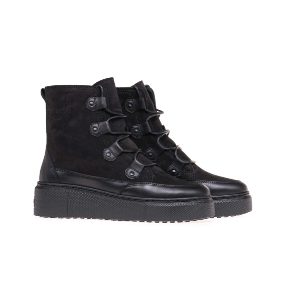 Черевики STEPTER 8012/BLACK/LICO+NUBUK