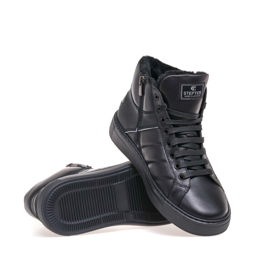 Черевики комфорт STEPTER 8091-OW/CZARNY/lico