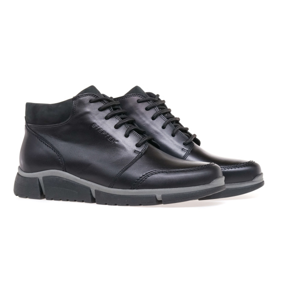 Черевики комфорт STEPTER 7363-75-ST/BLACK/LICO