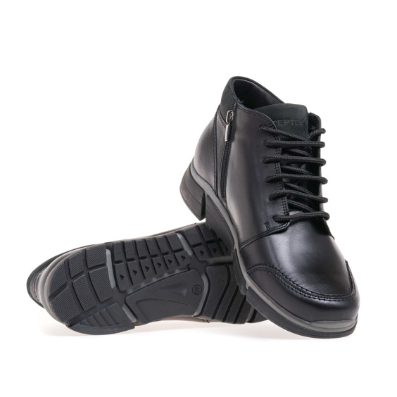 Черевики комфорт STEPTER 7363-75-ST/BLACK/LICO