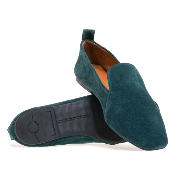 Балетки LOTTINI 37-8413/D.GREEN SUEDE