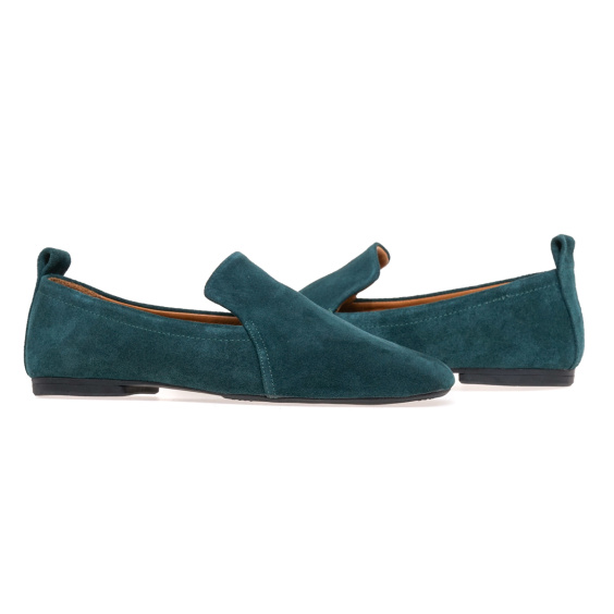 Балетки LOTTINI 37-8413/D.GREEN SUEDE