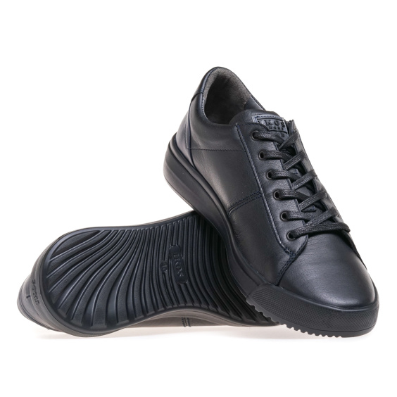 Туфлі комфорт IKOS 3885-1/BLACK+GR/LICO