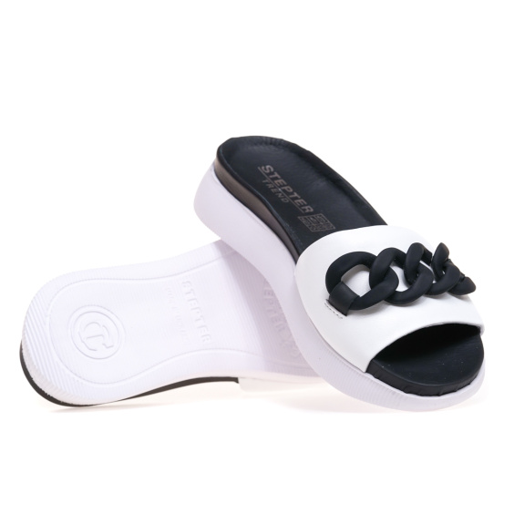 Шльопанці STEPTER 7886/WHITE/LICO