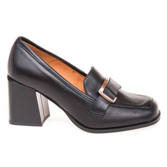 Туфлі BRAVO MODA 0223/CZARNA SKORA