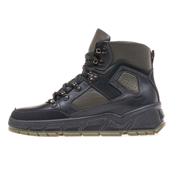 Черевики комфорт IKOS 306-6/S-OW/BLACK+OLIV