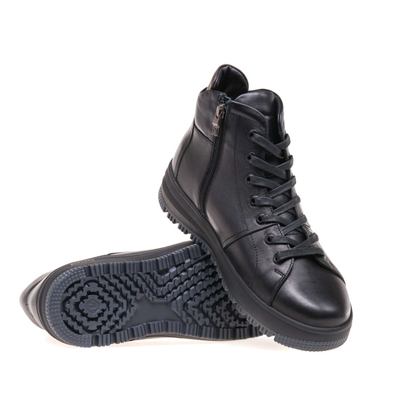 Черевики комфорт IKOS 1053-1/S-OW/BLACK/LICO