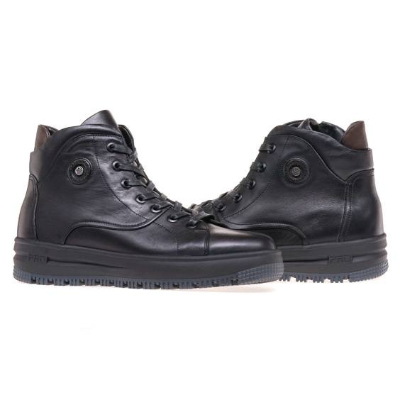 Черевики комфорт IKOS 1053-1/S-OW/BLACK/LICO