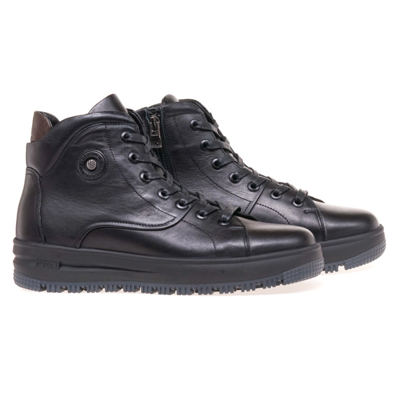 Черевики комфорт IKOS 1053-1/S-OW/BLACK/LICO