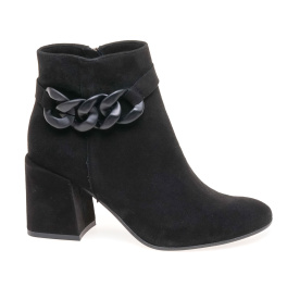 BRAVO MODA 2441/CZARNY ZAMSZ