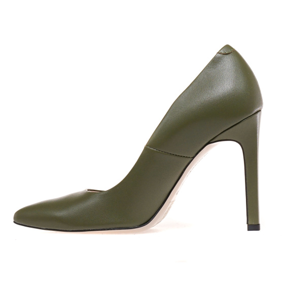 Туфлі човники BRAVO MODA 1254/OLIWKA SKORA