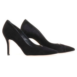 BRAVO MODA 0227/CZARNY ZAMSZ BRAVO MODA 0227/CZARNY ZAMSZ