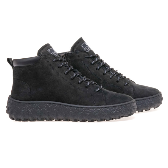 Черевики комфорт STEPTER 8376-OW/BLACK/NUBUK