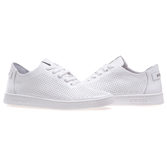 Туфлі перфорація STEPTER 8399/WHITE/LICO