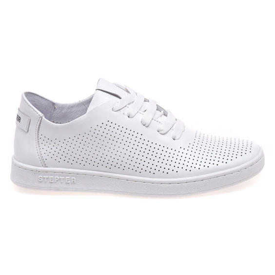 Туфлі перфорація STEPTER 8399/WHITE/LICO