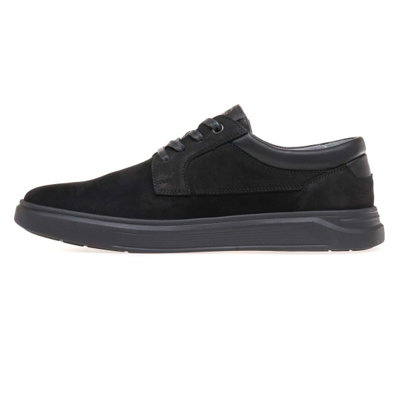 Туфлі комфорт IKOS 275-18/BLACK/NUBUK