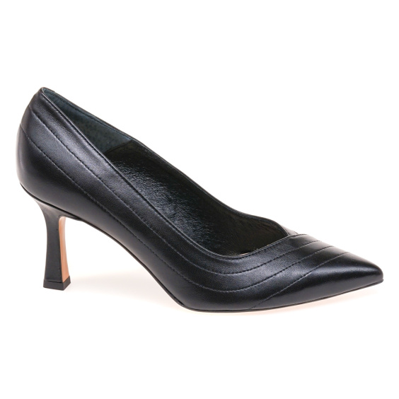 Туфлі човники BRAVO MODA 0268/CZARNY SKORA