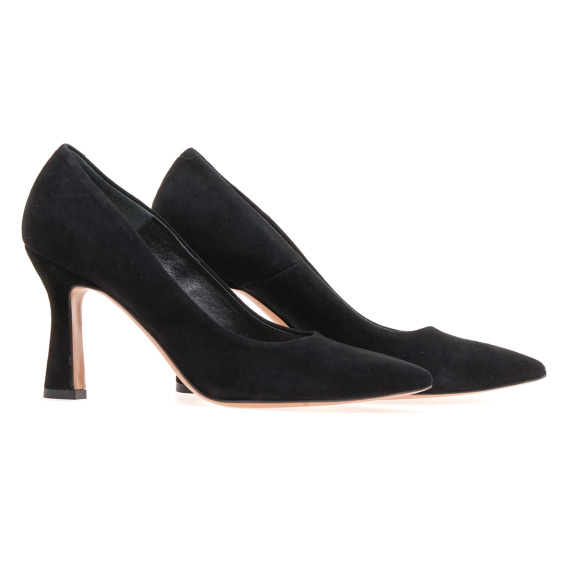 Туфлі човники BRAVO MODA 0250/CZARNY ZAMSZ