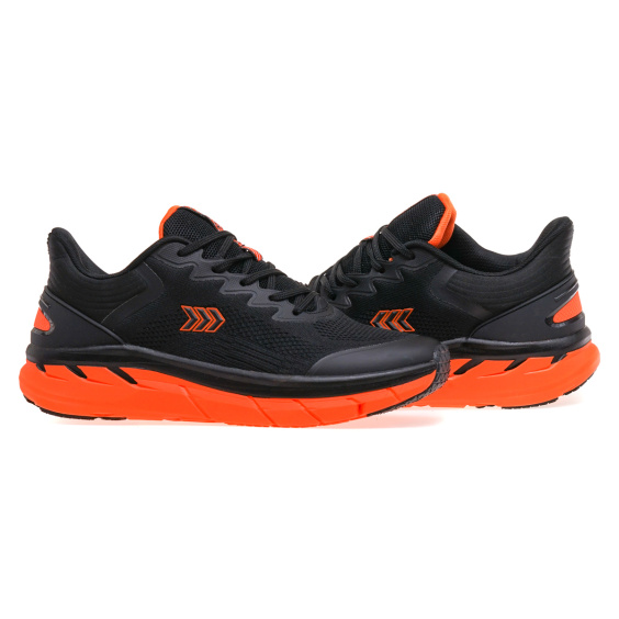 Кросівки RESTIME EML24028/BLACK+ORANGE