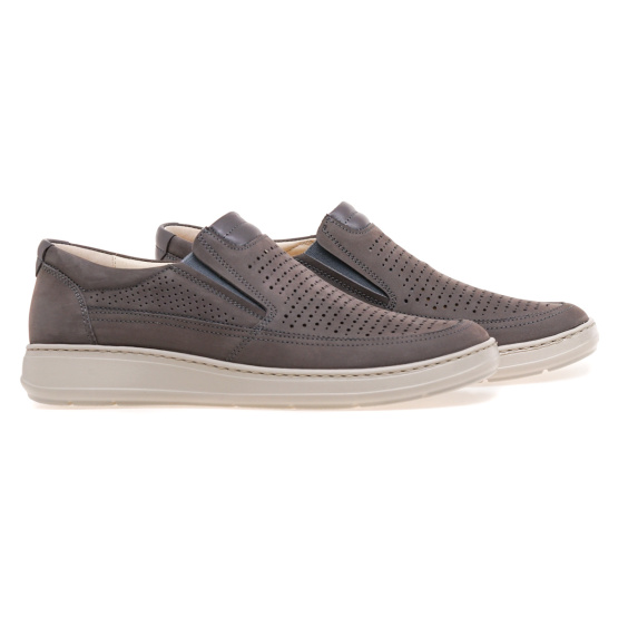 Туфлі комфорт STEPTER 8458/GREY/NUBUK