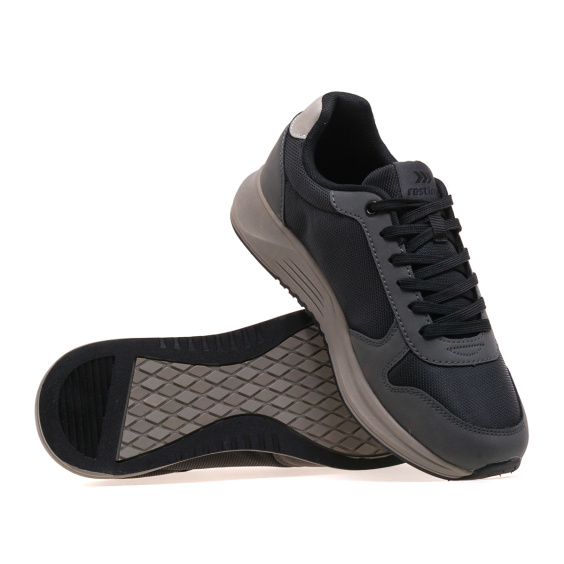 Кросівки RESTIME EMO24354/GREY+BLACK