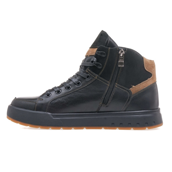 Черевики комфорт IKOS 353-1S-OW/BLACK LEATHER