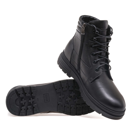 Черевики комфорт IKOS 308-1S-OW/BLACK LEATHER