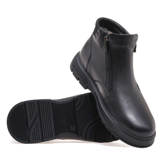 Черевики комфорт IKOS 321-1S-OW/BLACK LEATHER