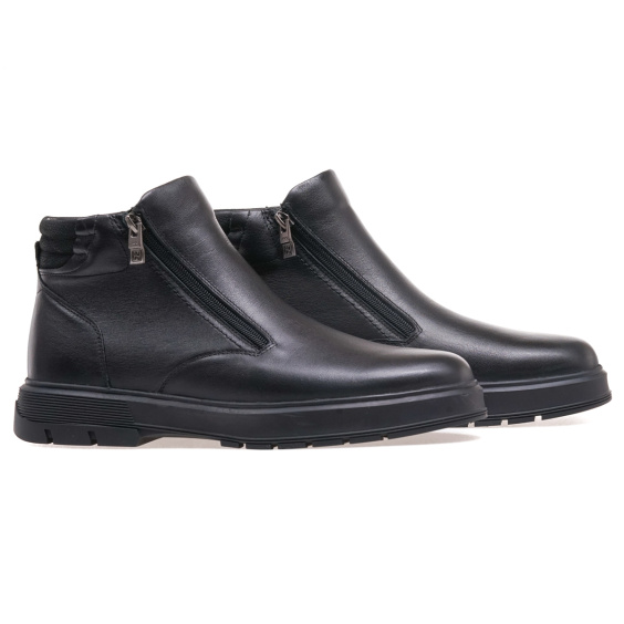 Черевики комфорт IKOS 321-1S-OW/BLACK LEATHER