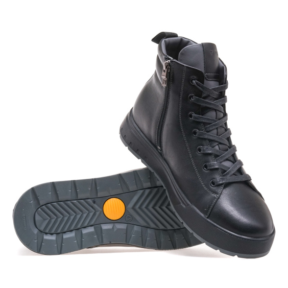 Черевики комфорт IKOS 352-1S-OW/BLACK LEATHER