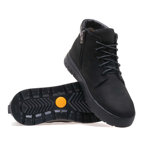 Черевики комфорт IKOS 331-18S-OW/BLACK NUBUK