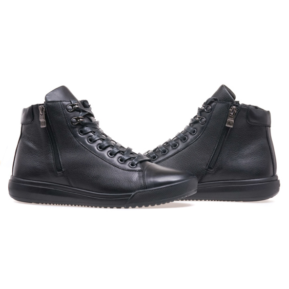 Черевики комфорт IKOS 335-1S-OW/BLACK LEATHER