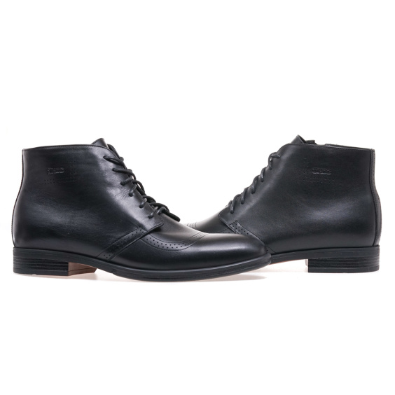 Черевики комфорт IKOS 3640-1BN/BLACK LEATHER